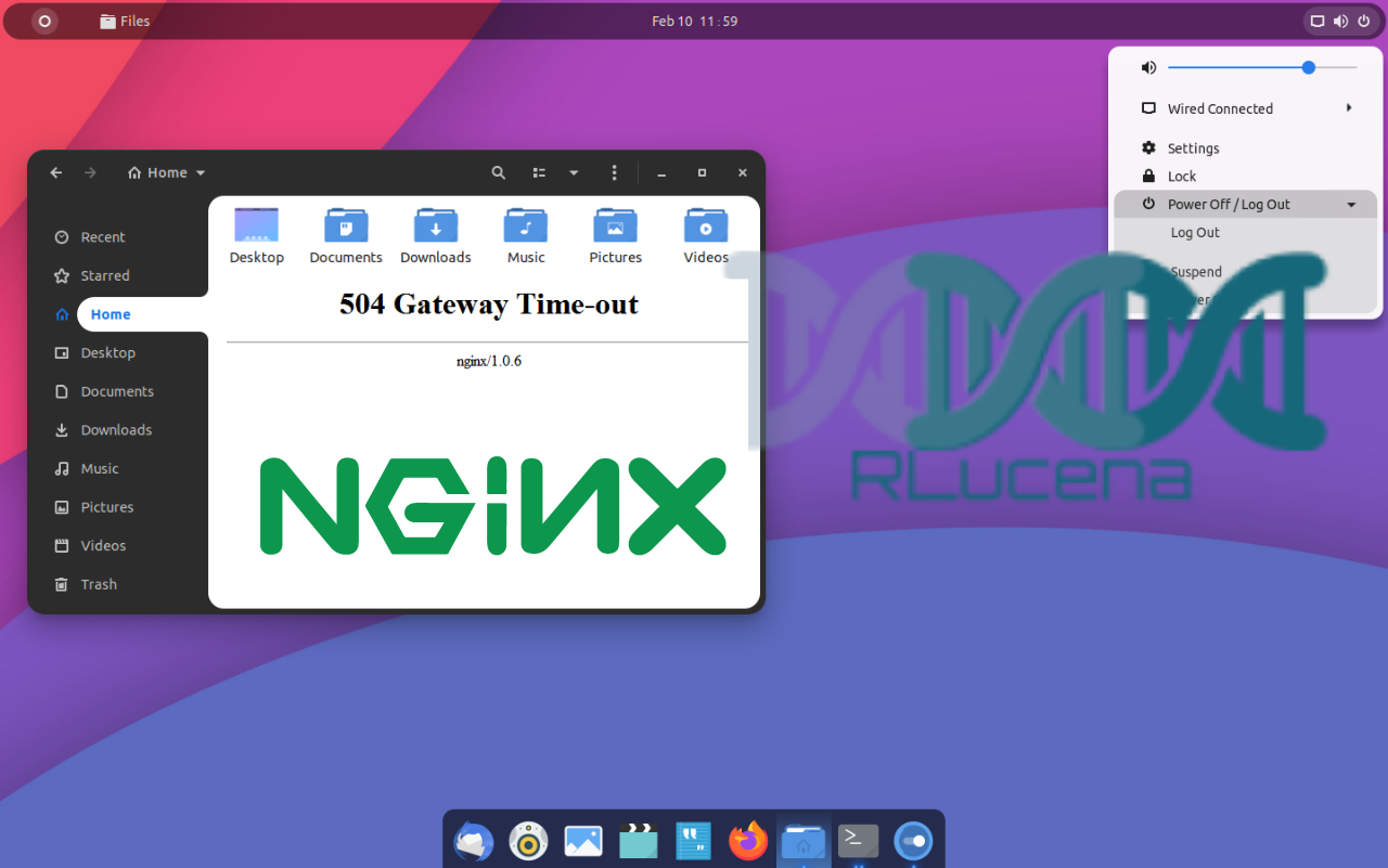 Como desabilitar o tempo limite para nginx